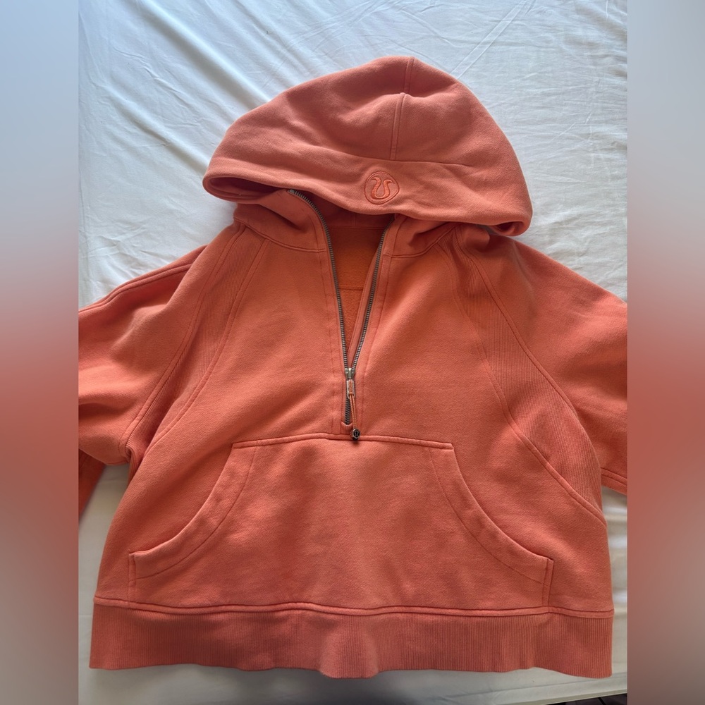 lululemon athletica Coral Half‑Zip Hoodie